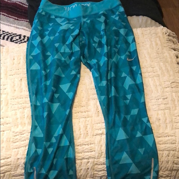Blue, Nike leggings - Picture 1 of 1
